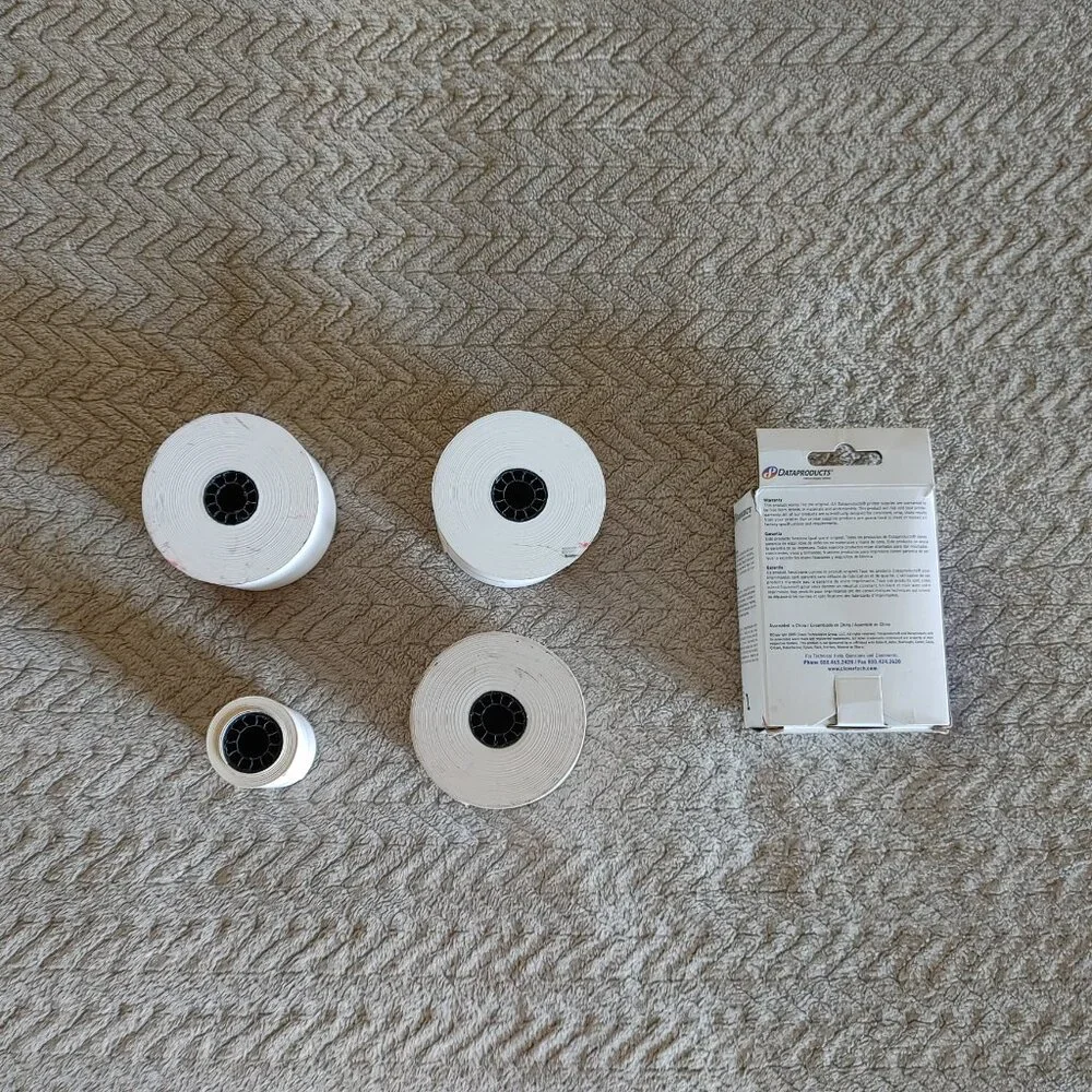 Calculator Spool + Paper rolls FOR SHARP QS2760H-2 Color ribbon printer